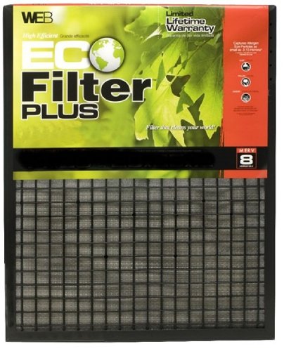 WEB Eco Filter Plus, 20-Inch by 20-Inch