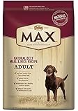 NUTRO MAX Adult Natural Beef Meal and Rice Recipe, 15 Pound