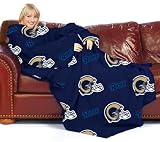 St. Louis Rams Adult Comfy Throw Blanket with Sleeves