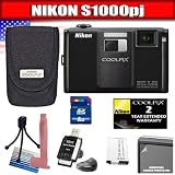 Nikon Coolpix S1000pj 12.1MP Digital Camera with Built-in Projector and 5x Wi...