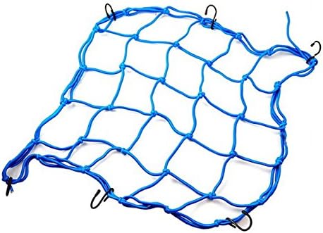 Motorcycle Parts 1PCS Cargo Helmet Web Bungee Cord Packing Net Blue Fit for HYOSUNG GT250R GT650R 2006 2007 2008 (H-8/F-8)