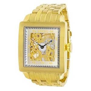 Invicta Men's Signature Collection Mechanical Skeleton Gold-Tone Watch #7206
