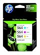 HP 564 Ink Cartridge in Retail Packagings, Combo Pack