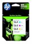Original HP 564 Ink cartridges Combo-Pack (Cyan, Magenta & Yellow Cartridges) in Retail Packaging