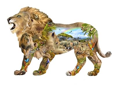 The Overseer Shaped 1000pc Jigsaw Puzzle by Lori Schory