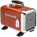 Honeywell HZ-510E Keramik-Heizl�fter in rot/Chrom, 1100/1800 Watt breiter Standfu�