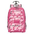 Camouflage Rolling Backpack - Pink