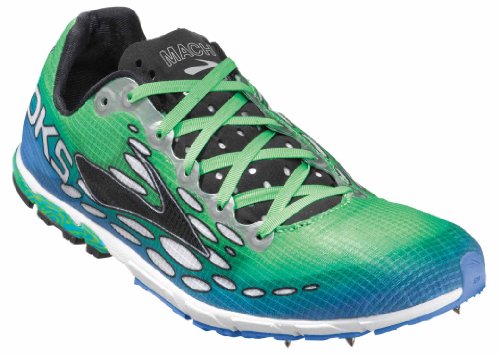 Brooks Men's Mach 14 Spike Running Shoe,Neon Blue/Neon Green/Black,8.5 D US Brooks Men's Mach 14 Spike Running Shoe,Neon Blue/Neon Green/Black,8.5 D US