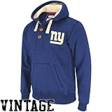 Mitchell & Ness New York Giants Royal Blue Play Maker Pullover Hoodie Sweatshirt (XXXX-Large)