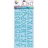 Plaid Delta 957170018 Typewriter 2-Inch Letters Stencil, 8-1/4 by 18-Inch