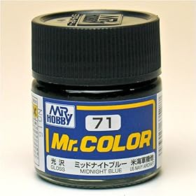 【クリックで詳細表示】Amazon.co.jp ｜ Mr.カラー C71 ミッドナイトブルー ｜ ホビー 通販