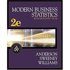Modern Business Statistics (with CD-ROM and InfoTrac )