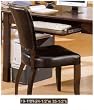 BEAUTIFUL OFFICE CHAIR IN DURABLE LEATHER LIKE VINYL