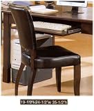 BEAUTIFUL OFFICE CHAIR IN DURABLE LEATHER LIKE VINYL