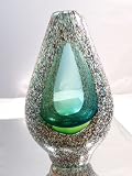 Murano Design Emerald Crystal Texture Vase X-641
