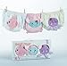 Baby Aspen, Beach Bums Set of 3 Bloomers, Pink/Blue/Green, 0-6 Months
