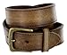 Men's Vintage Distressed Leather Casual Jean Belt for men 1-1/2