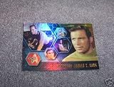 STAR TREK 35TH ANNIV PROMO CARD JAMES T KIRK 1991 P1