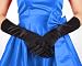 Lady Satin Gloves Formal Party Festival Long Black