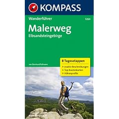 Malerweg - Elbsandsteingebirge: Wanderf�hrer mit Tourenkarten und H�henprofilen