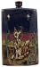 44 Oz. MARA Stoneware RECTANGULAR Liquor Flask DECANTER Coyote DESERT Cactus