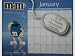 M&M's Chocolate Candies Characters 2010 14 Month Mousepad Calendar