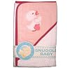 Baby Girl Duck Hooded Bathrobe, Babies 100% Cotton Towel Bath Robe (75cm x 75cm) (Pink)
