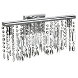 IMAGE OF Dainolite 85318-W-PC 3-Light Crystal Vanity, Polished Chrome/Crystal