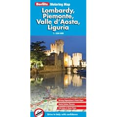 Berlitz Motoring Map: Lombardy, Piemonte, Valle D'Aosta, Liguria