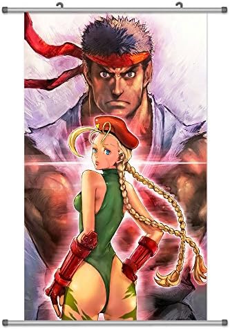 A Wide Variety of Street Fighter Anime Characters Wall Scroll Hanging Decor (Cammy 2)