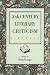 Twentieth Century Literary Criticism