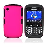 for Blackberry Curve 8530 Hard Case Silicone Skin PINK