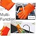 Proimb Silicone Gloves for Cooking Heat Resistant (Orange, Free Size)