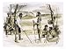 The Story of Australia: John Batman Buys Land from the Aborigines Art Giclee Poster Print by English School, 24x18