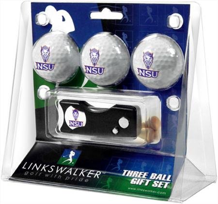 Northwestern State Demons Nsu Ncaa Spring Action 3 Golf Ball Gift Packs