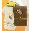 Tommy The Turkey Embroidered Guest Towels (set of 2)