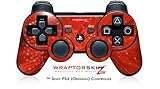 Sony PS3 Controller Skin Stardust Red