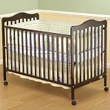 Orbelle Emma 3-in-1 Convertible Wood Crib in Cherry