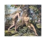Man's Shameful Fall by Unknown. Art Print Poster 20 inches width by 17.5 inches height. Highest Quality Art Poster Print