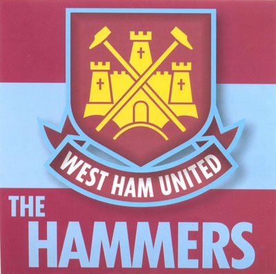West Ham United FC. Window Sticker - Square