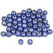 50 Purple Round Ball Miracle Beads Jewelry Beading 4mm