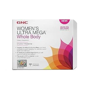 GNC Women's Ultra Mega Whole Body Vitapak Program, 30 Packs