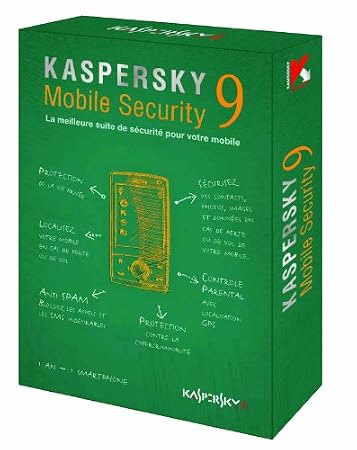 Kaspersky mobile security 9.0 - logiciel pour Smartphone (1 an de services inclus)