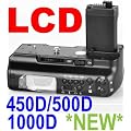 BG-E5 LCD Battery Grip for Canon 450D 500D 1000D
