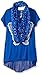 Beautees Girls' Short Sleeve Scarf Top