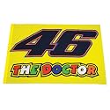 Valentino Rossi #46 Doctor flag yellow large
