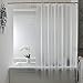Aoohome Frosted Shower Curtain Liner, Eva Extra Long Shower Curtain 72x78 Inch with 3 Bottom Magnets, Heavy Duty, Mildew Resistant, Semi Transparent