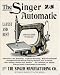 Mouse Mats of Singer sewing machine ad, 1890s from North Wind Picture Archives