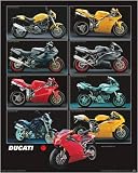 Motorcycle - Ducati by Anonymous. Art Print Poster 15.75 inches width by 19.75 inches height. Highest Quality Art Poster Print