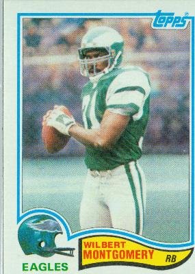 1982 Topps #452 Wilbert Montgomery - Philadelphia Eagles (Football Cards)